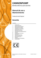 DROPSA CANNONPUMP Manual De Uso Y Mantenimiento