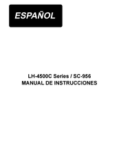 JUKI LH-4500C Serie Manual De Instrucciones