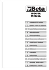 Beta 1936/5A Manual De Uso E Instrucciones