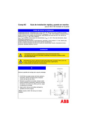 ABB ACS 160 Guía De Instalación Rápida Y Puesta En Marcha