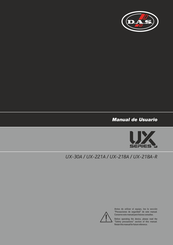 DAS UX-218A-R Manual De Usuario