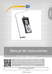 PCE Instruments PCE-HVAC 2 Manual De Instrucciones