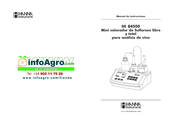 Hanna Instruments HI 84500 Manual De Instrucciones