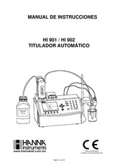 Hanna Instruments HI 901 Manual De Instrucciones