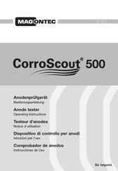 Magontec CorroScout 500 Instrucciones De Uso