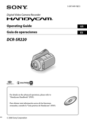 Sony Handycam DCR-SR220 Guía De Operaciónes