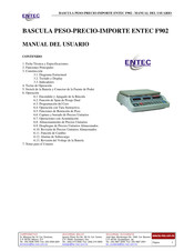 Entec F902 Manual Del Usuario