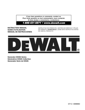 DeWalt DXGN14000 Manual De Instrucciones