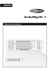 SHOWTEC SCANMASTER 1 Manual De Usuario