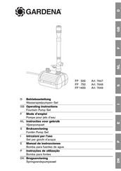 Gardena 7647 Manual De Instrucciones