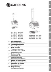Gardena 7656 Manual De Instrucciones