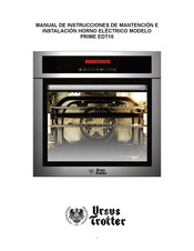 URSUS TROTTER PRIME EDT10 Manual De Manual De Instrucciones De Mantención E Instalación Instrucciones