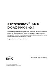 Intesis Box KNX DK-AC-KNX-1 v0.4 Manual De Usuario