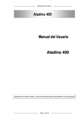 Telecom Aladino 400 Manual Del Usuario