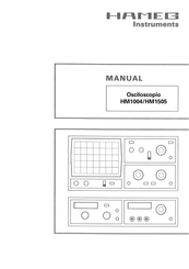 Hameg Instruments HM1505 Instrucciones De Manejo