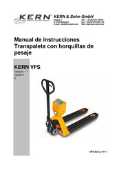 KERN VFS Manual De Instrucciones