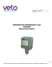 Veto T0540009 Manual Del Usuario