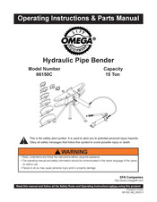 Omega 66150C Instrucciones De Funcionamiento Y Manual De Piezas