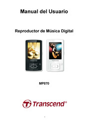 Transcend MP870 Manual Del Usuario