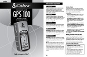 Cobra GPS 100 Instrucciones De Uso