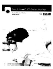 Bosch Nexxt WFMC2201UC Manual De Instrucciones