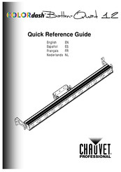 Chauvet Professional COLORdash BAtten-Quad 12 Guía De Referencia Rápida