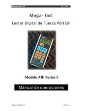 MegaTest MF I Serie Manual Del Usuario