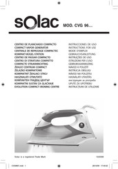 SOLAC CVG 96 Serie Instrucciones De Uso