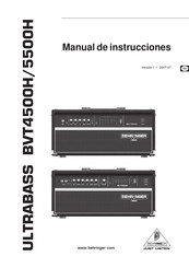 Behringer ULTRABASS BVT4500H Manual De Instrucciones