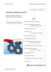 VALVULAS ASAHI 57L Manual Del Usuario