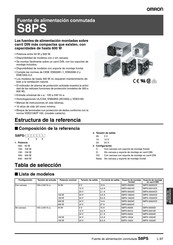 Omron S8PS Manual De Instrucciones