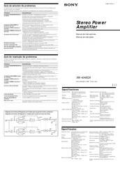 Sony XM-404EQX Manual De Instrucciones