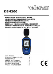 Velleman DEM200 Manual Del Usuario