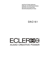 Ecler DAC161 Manual De Instrucciones