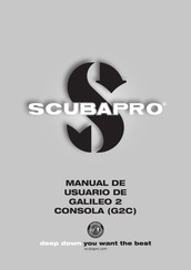 Scubapro GALILEO 2 CONSOLA Manual De Usuario