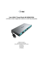 i-tec C31TRAVELDOCKPD Manual Del Usuario