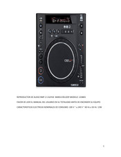 Reloop 224803 Manual Del Usuario