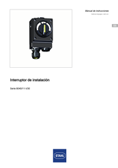 Stahl 8040/11-V30 Manual De Instrucciones