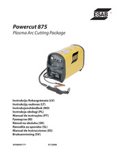 ESAB Powercut 875 Manual De Instrucciones