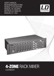 LD Systems LDzone624 Manual De Usuario