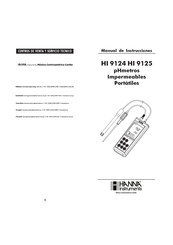 Hanna Instruments HI 9124 Manual De Instrucciones