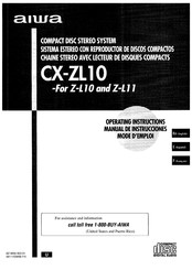 Aiwa CX-ZL10 Manual De Instrucciones