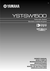 Yamaha YST-SW1500 Manual De Instrucciones