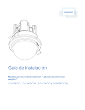 Avigilon 1.0-H3M-DC1 Guia De Instalacion