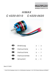 Multiplex HIMAX C-4220-0620 Manual De Instrucciones