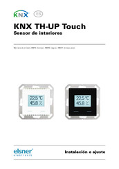 elsner elektronik KNX TH-UP Touch Instalación De Ajuste