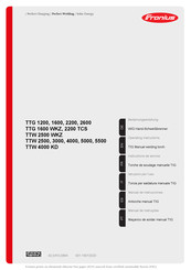 Fronius TTW 3000 Manual De Instrucciones