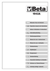 Beta 1942A Manual De Uso E Instrucciones