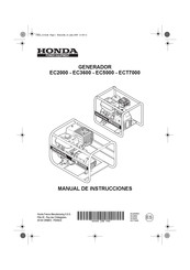 Honda Power Equipment ECT7000 Manual De Instrucciones