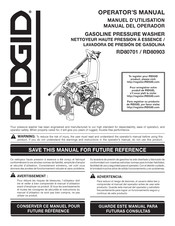 RIDGID RD80701 Manual Del Operador